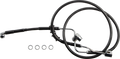 Black Vinyl Coated Stainless Steel Rear Brake Line for Harley Davidson