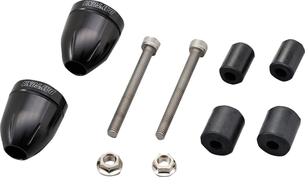 Tapones extremo de manillar «BULLET» negros para moto