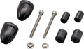 Tapones extremo de manillar «BULLET» negros para moto