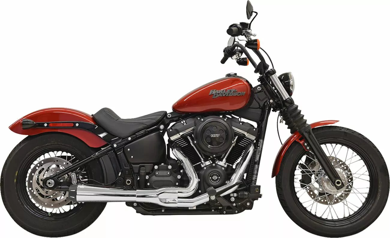 Road Rage 49 State III Chrom 2-in-1-Auspuffanlage für Harley-Davidson M8 Softail