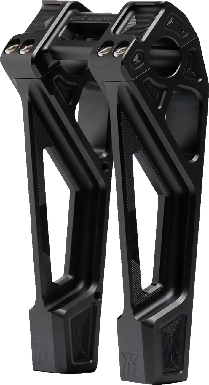 Elevadores de Manillar Fastback RISER & CLAMP FASTBACK 8" BLACK