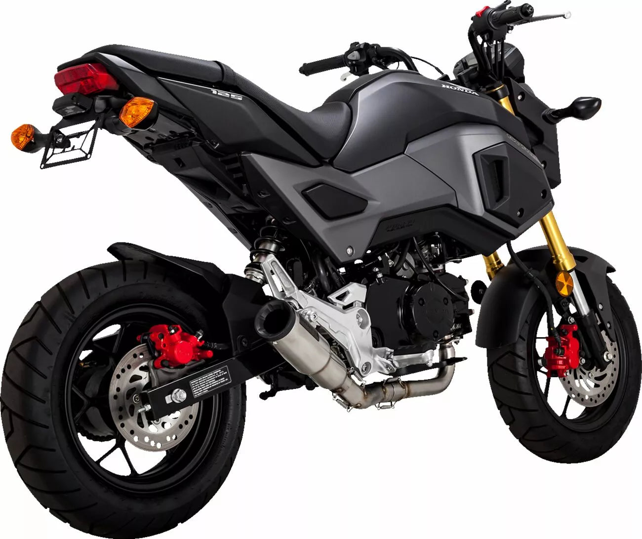 Sistema di escape di teppista ad alte prestazioni per Honda Grom 17-20