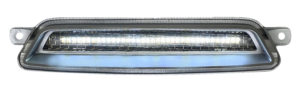 Chrome Dynamic LED Fairing Vent Inserts for Indian