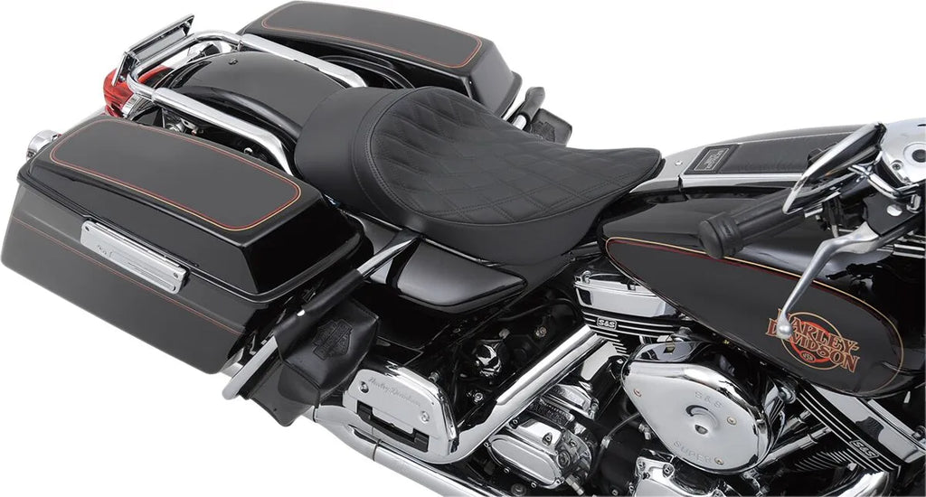 Low profile solo seat for Harley-Davidson Touring 1997-2007