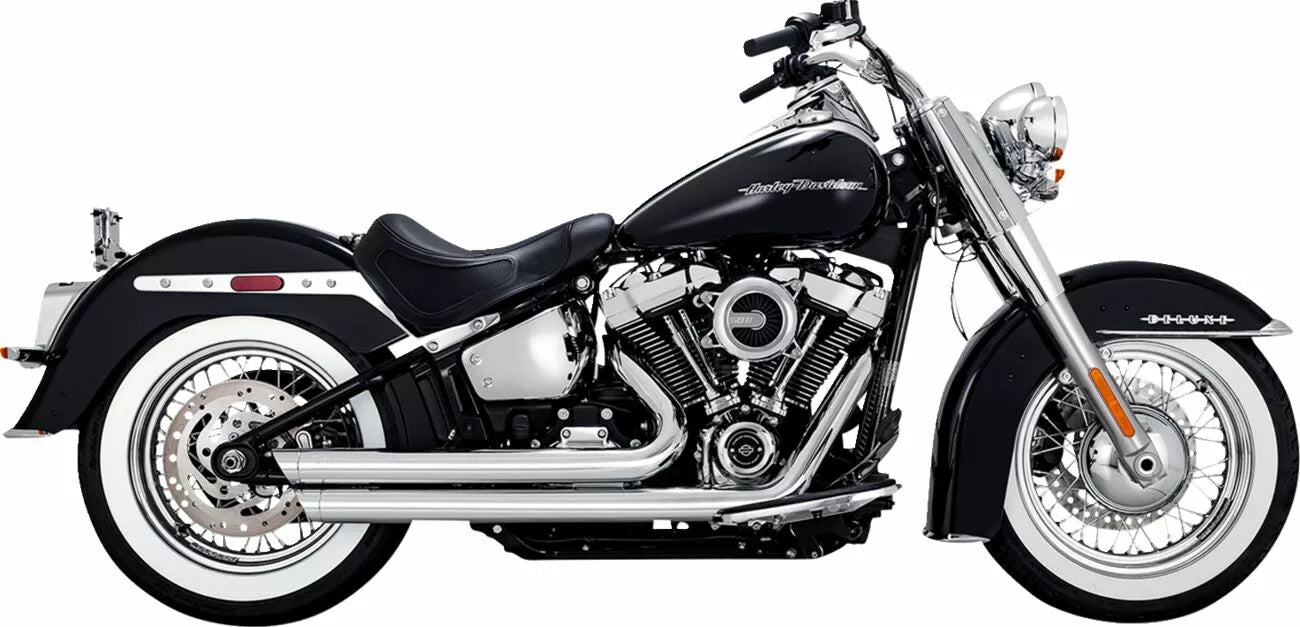 Vance Hines Big Shots Chrom-Auspuff für Harley-Davidson Softail M8
