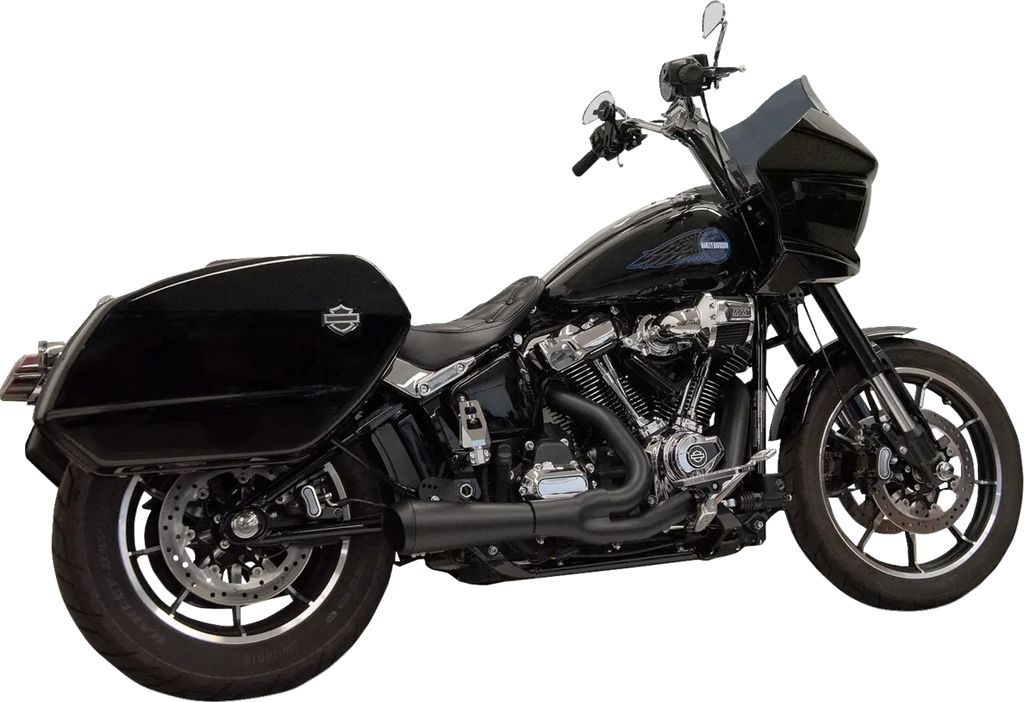 Sistema De Escape Ripper 2 En 1 Negro Para Harley Davidson SFTL 21-25