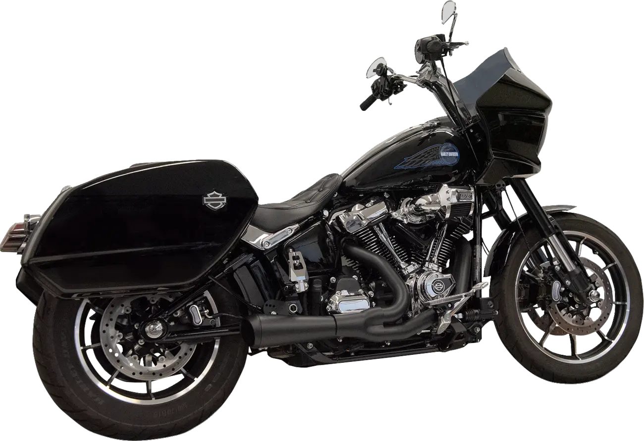 Sistema De Escape Ripper 2 En 1 Negro Para Harley Davidson SFTL 21-25