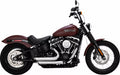 Shortshots Staggered Chrome Exhaust System For Harley Davidson