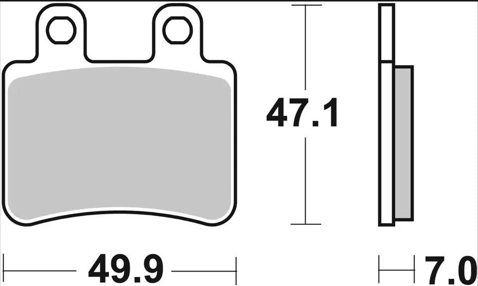 Ceramic brake pads for Derbi, Italjet, Peugeot, Rieju, Scorpa, Sherco, Yamaha