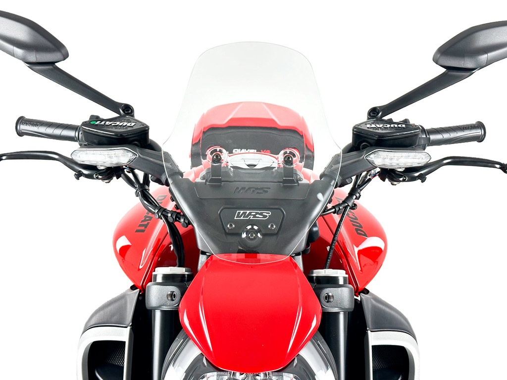 Transparent Touring Windshield For Ducati Diavel V4 23
