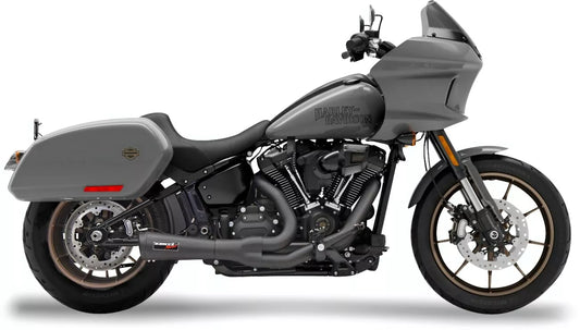 Korte systemen de ripper 2 in 1 zwart voor Harley Davidson