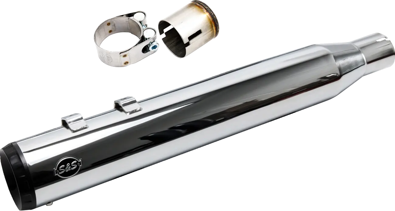 Silenciador Swindler 2:1 Cromado 4" Para Harley Davidson M8 Touring