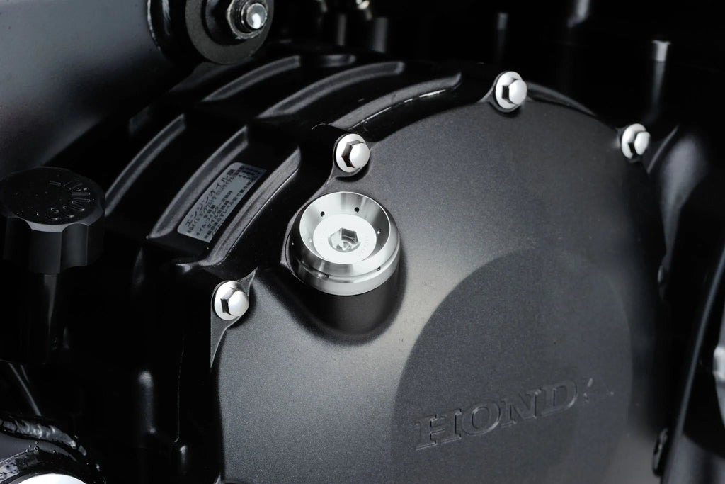 Tapón de llenado de aceite Bullet M24xP3.0 plateado