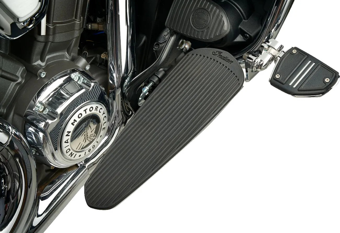 Chrome highway bar footpeg mounts for Indian