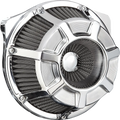 Kit filtro de aire Inverted Series Beveled cromado para Harley Davidson - FLTR/FLHX 23-25