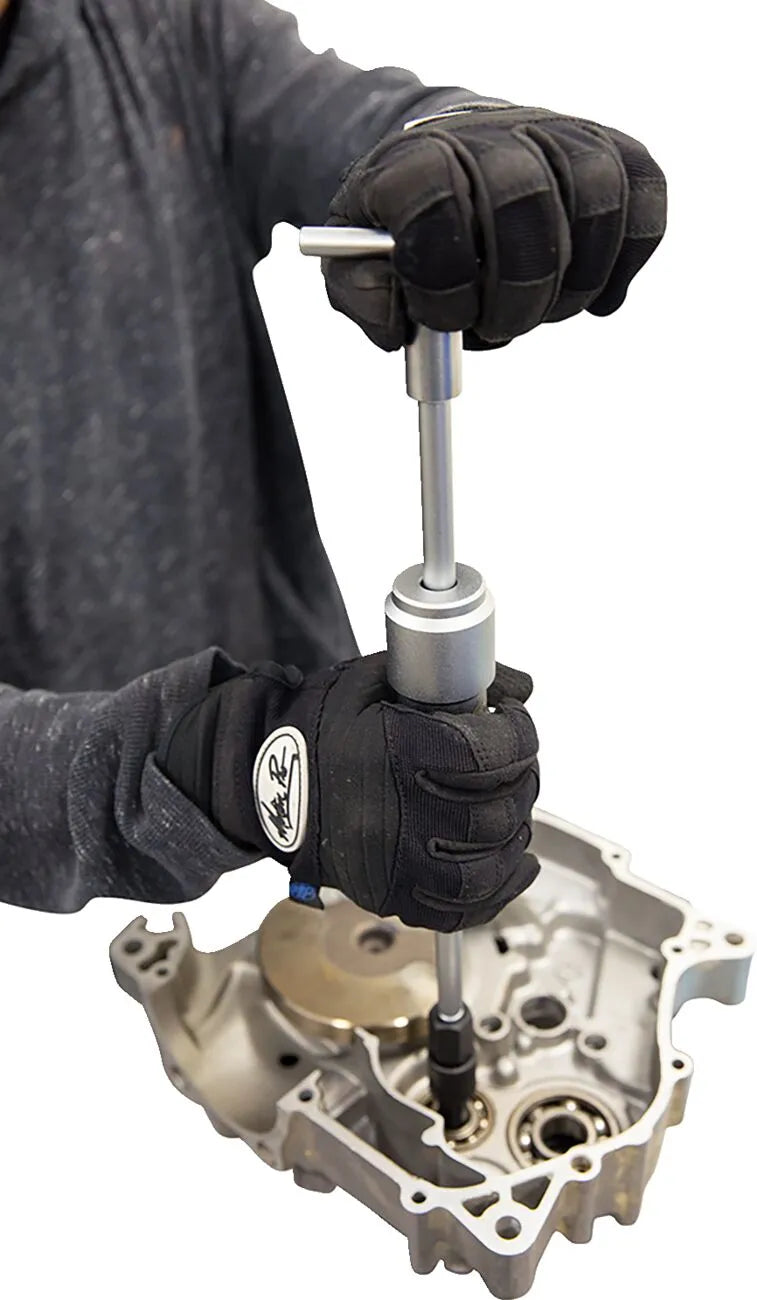 Blind bearing puller kit with slide hammer