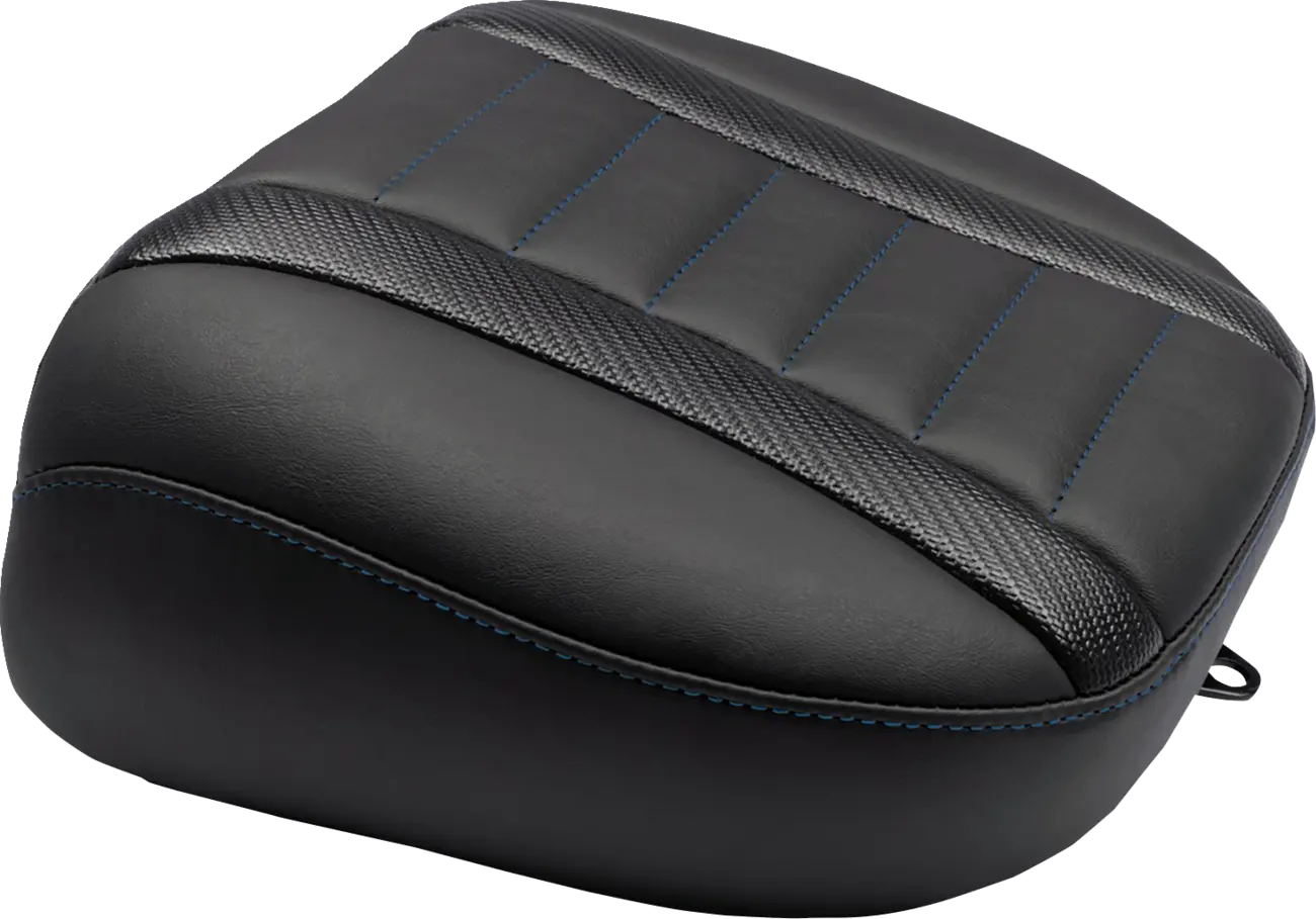 Deluxe-Soziussitz, himmelblauer Faden, für Harley Davidson Touring