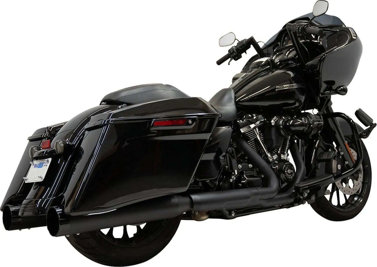 Slip-On Schalldämpfer 4-1/2" Schwarz für Harley Davidson M8 Touring 17-up
