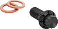 Tornillo banjo de titanio 12 puntos BOLT BANJO - FLT 00-07 - 3/8-24 - 12-PT - FR/RR - BLACK