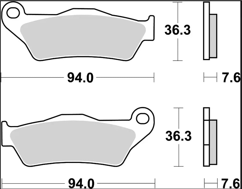 Pastilla de freno carbon ceramico para Aprilia, Gilera, Italjet, MBK, Piaggio, Suzuki, Yamaha