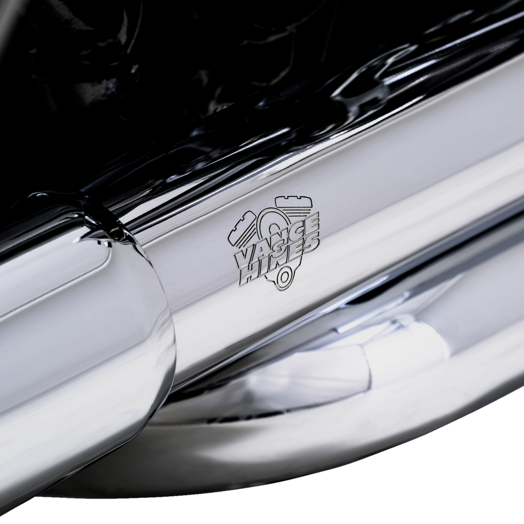 Sistema Colector Dresser Duals Cromado Para Harley Davidson