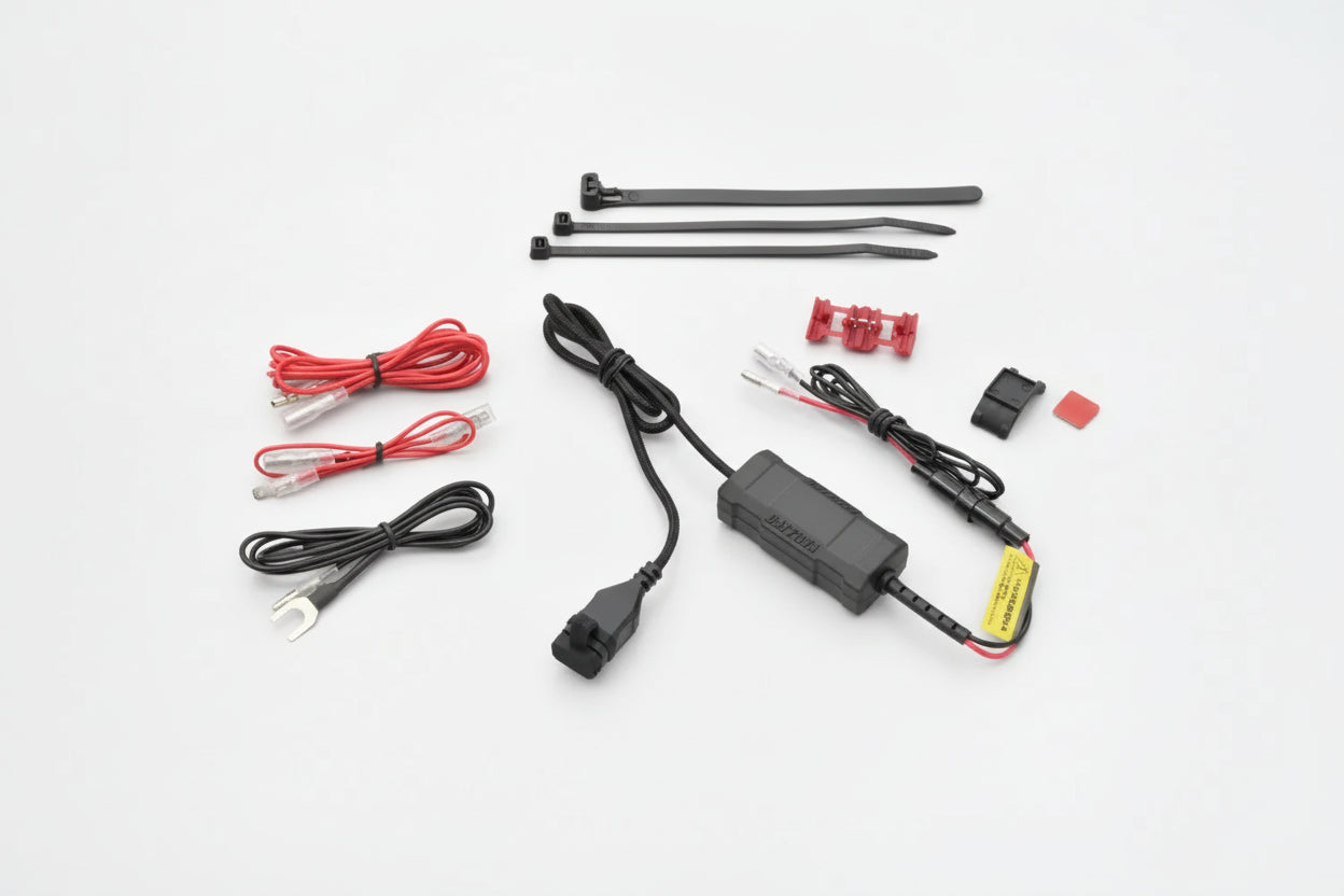 Universal USB-C charging port for motorcycle