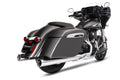 Colas de escape Rinehart 4" Slip-On DBX40 Dual cromado para Indian