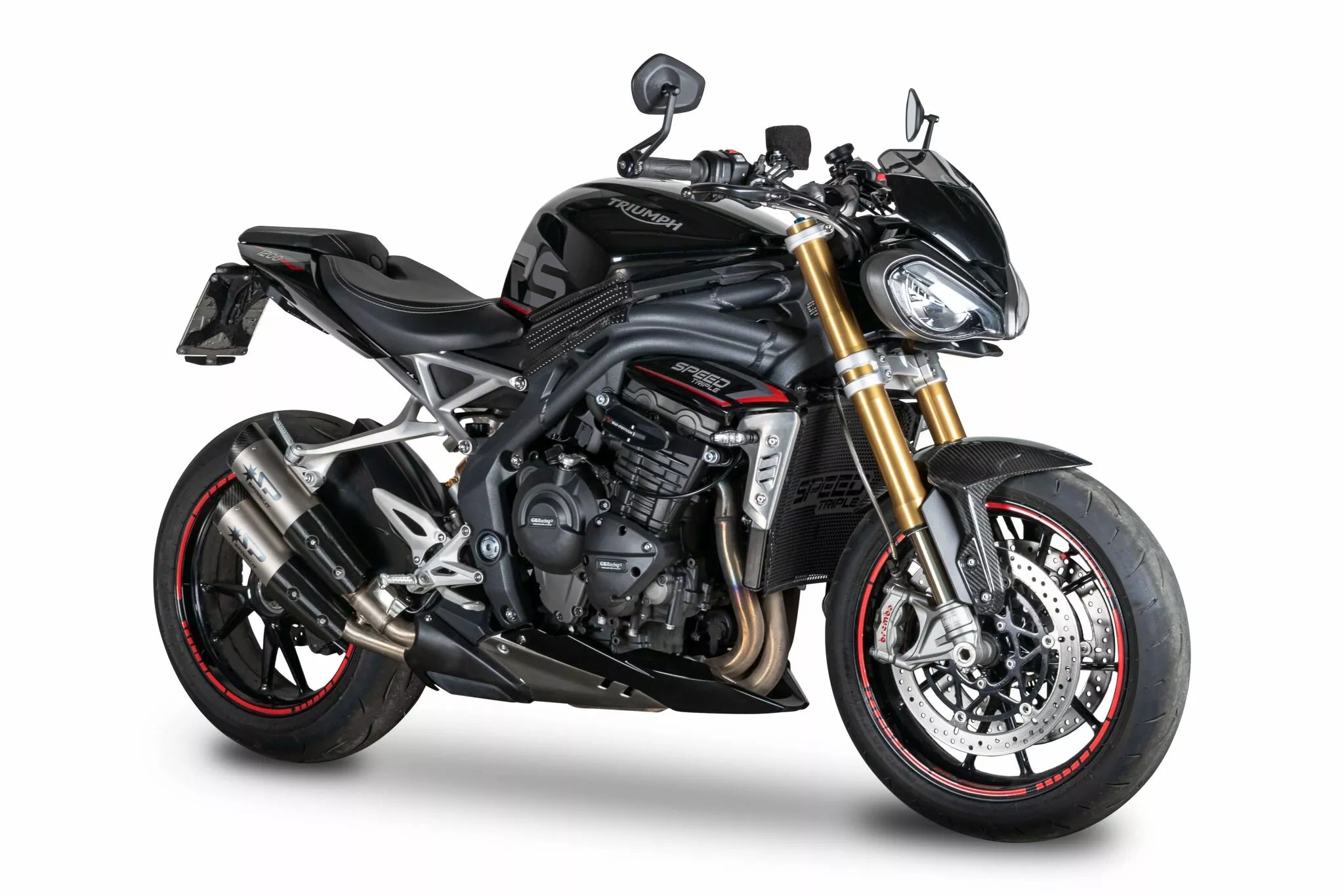 Slip-On Dyno-Schalldämpfer für Triumph Speed Triple 1200 RS/RR 21-24