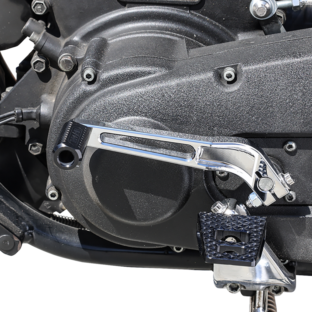 Schwarze Billet Speedway-Schaltrasten für Harley-Davidson