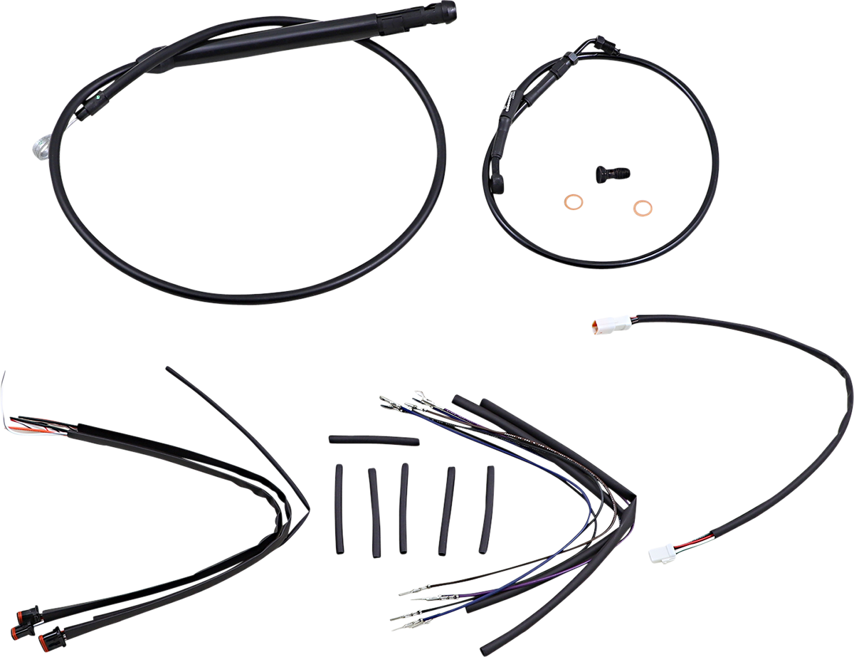 Kit Cables Manillar 12" Para Harley-Davidson Softail M8