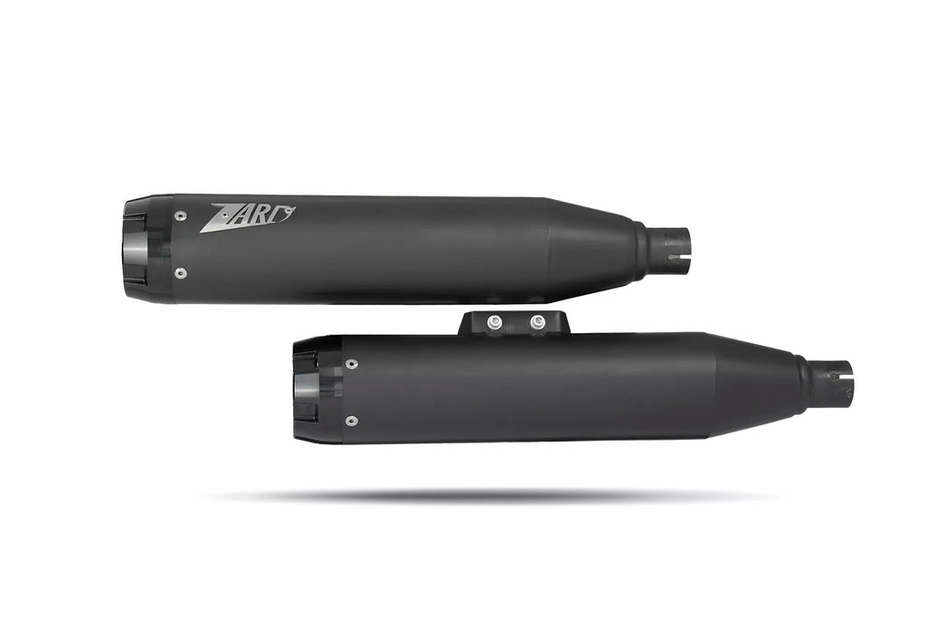 Silenciadores Slip-On E4/E5 Negro Mate Para Harley Davidson Softail Breakout / Fat Boy 17-24