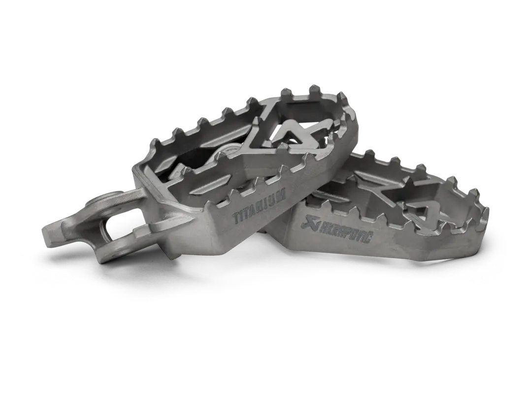 Titanium Footrests for Honda Africa Twin