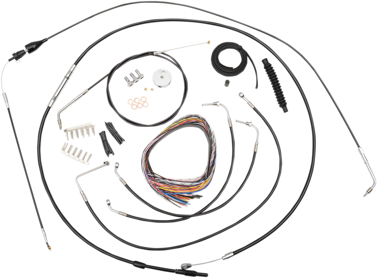 Cables Manillar Apehanger 15" 16" 17" Para Harley-Davidson Road King 1996-2006