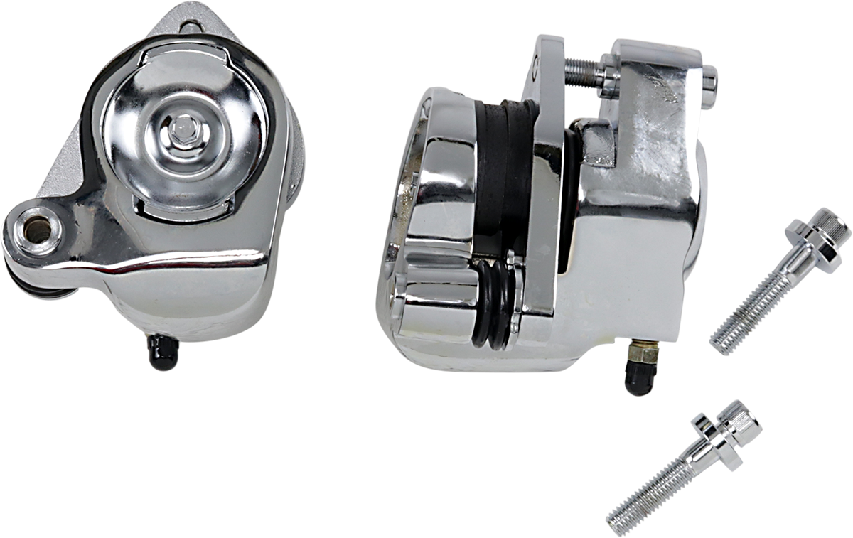 Chrome dual front caliper kit 84-99 For Harley-Davidson