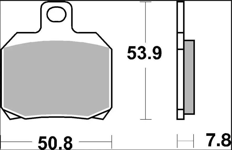 Pastilla de freno carbono ceramico para Offroad