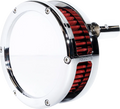 Kit de filtro de aire Slim BA AIR CLEANER BA - TC 99-17 - SLIM SOLID - CHROME/RED