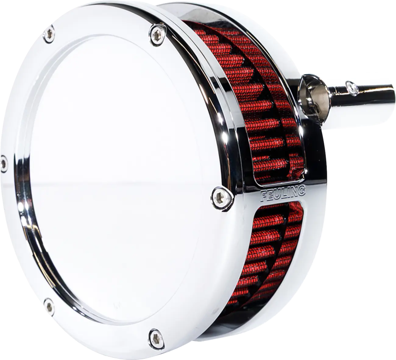 Kit de filtro de aire Slim BA AIR CLEANER BA - TC 99-17 - SLIM SOLID - CHROME/RED