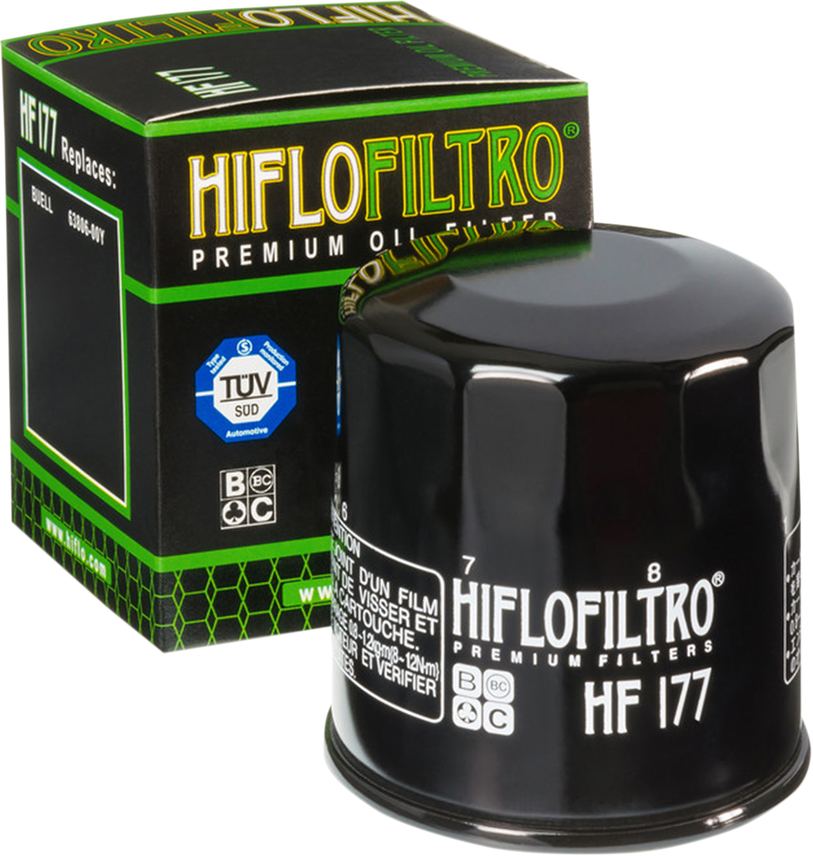 Filtro De Aceite Alto Rendimiento Hiflofiltro HF177 Para Buell XB