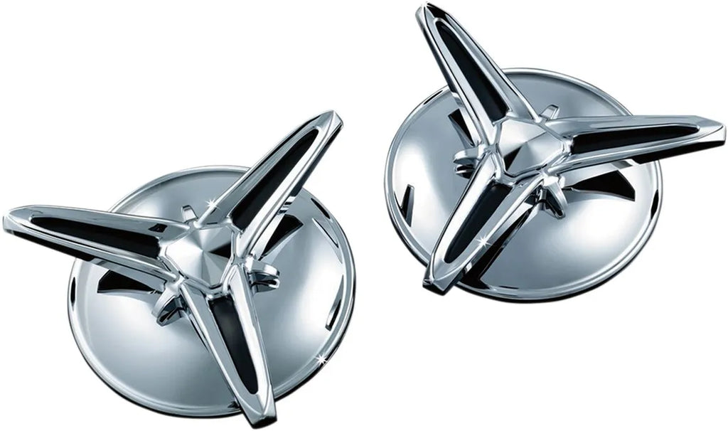 Kuryakyn Knock-Off rear wheel caps for Harley-Davidson Trike 09-Up
