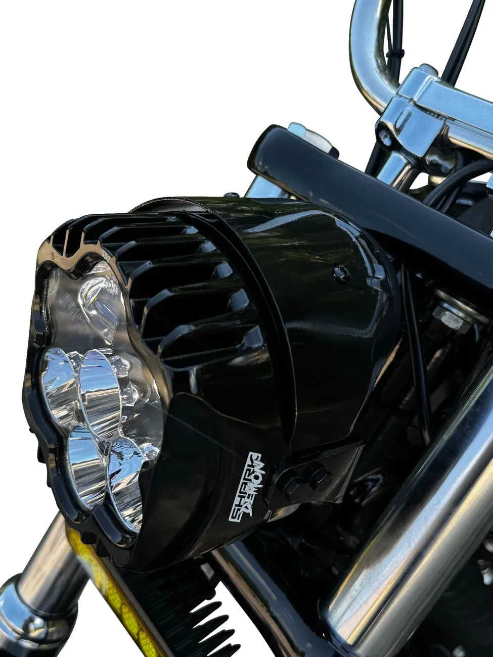 Shark Demon™ LED Headlight Kit for Harley Davidson