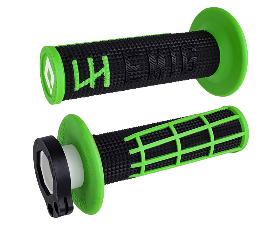 Emig 2.0 Racing V2 Lock-On Grips Black Green