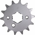 Piñon Delantero De Acero Cromado Para Kawasaki KX500 87-04