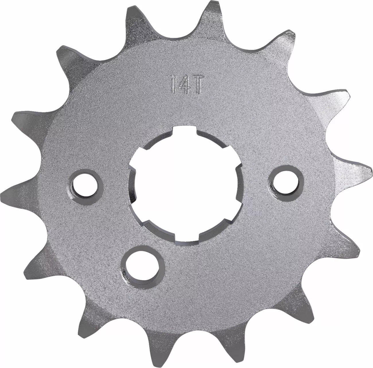 Piñon Delantero De Acero Cromado Para Kawasaki KX500 87-04