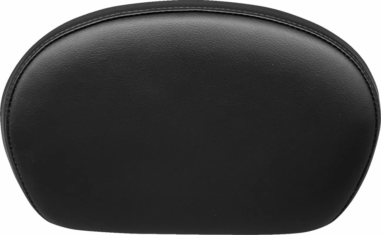 Sissy Bar Pad aus mattschwarzem Vinyl für Harley Davidson