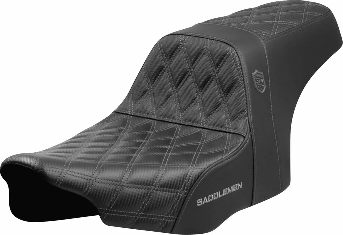 Asiento SDC Performance Grip Costura Gris Para Harley-Davidson