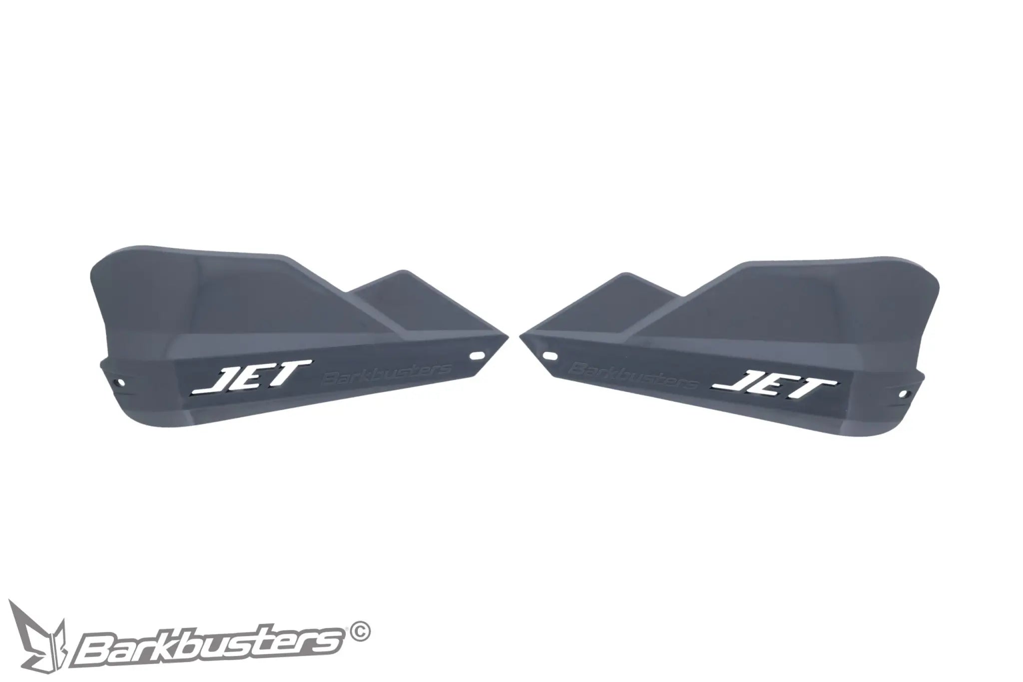 Gray 22mm motorcycle handguards