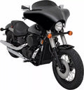 Memphis Shades MEP8501 5" Batwing Fairing Windshield Black