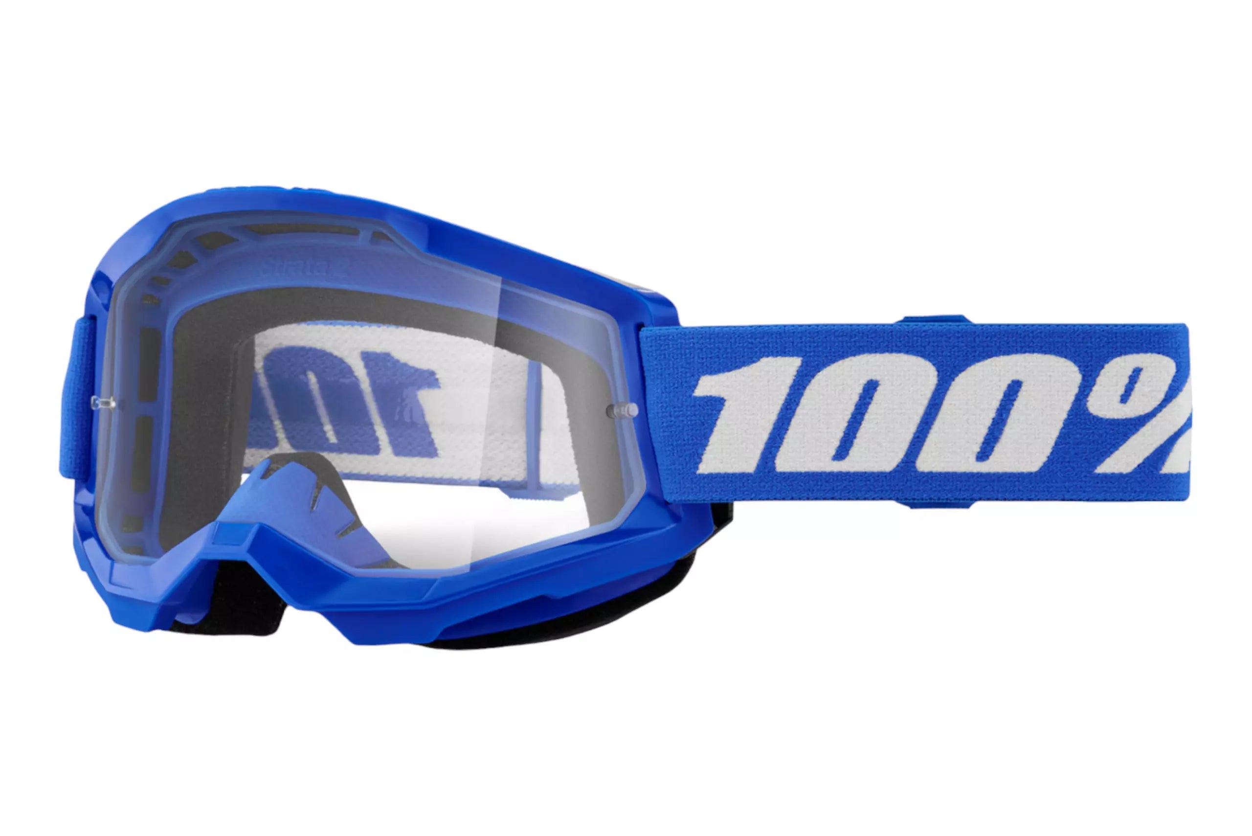 Gafas Motocross Offroad 100% MX The Strata Azul / Transparente