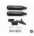 Colas escape homologado Black Duck negro para Harley-Davidson Softail