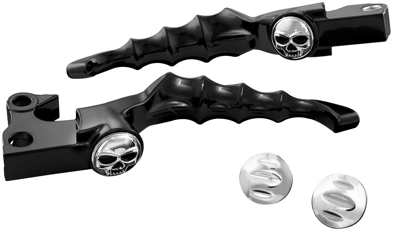 Manetas Kuryakyn 1090 Zombie Negro Para Harley-Davidson